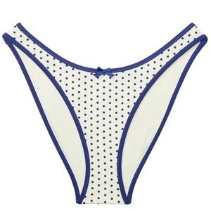 New! Frankies Bikinis x Pink Golden Hour Bikini Bottom Sleepy Dot 10699